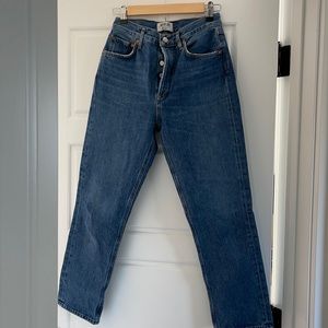 Agolde Riley Straight Leg in Air Blue